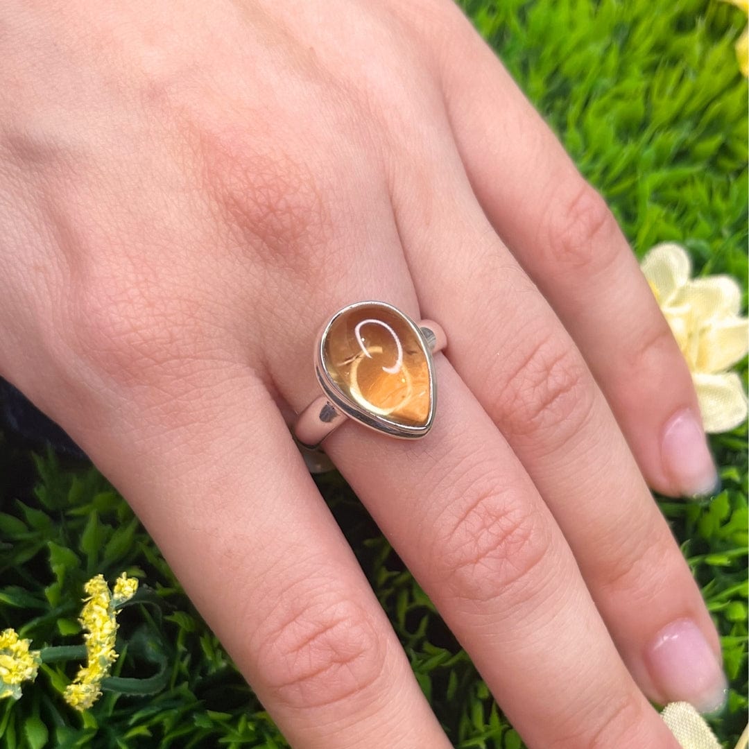 Bague Argent Citrine #41