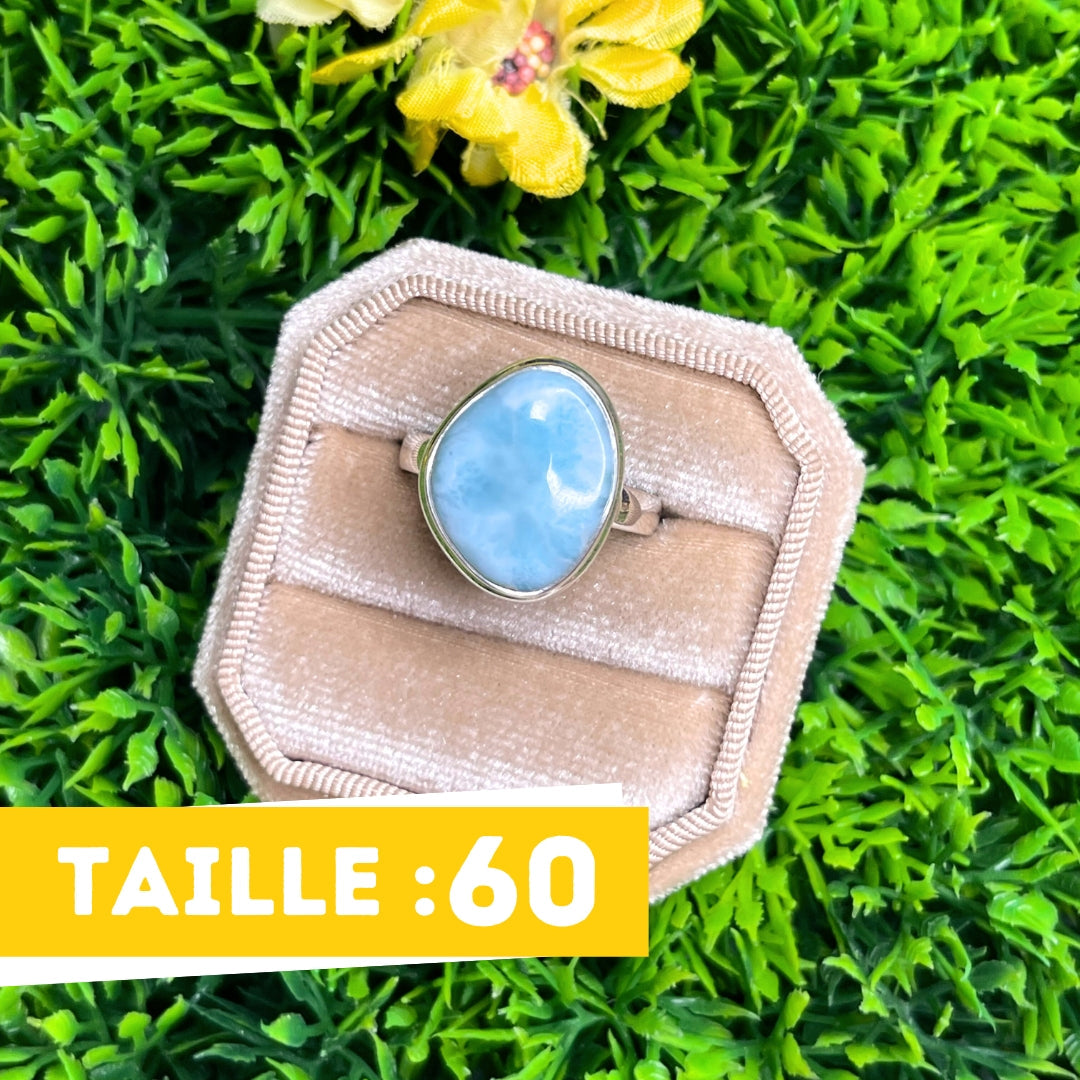 Bague Argent Larimar #91