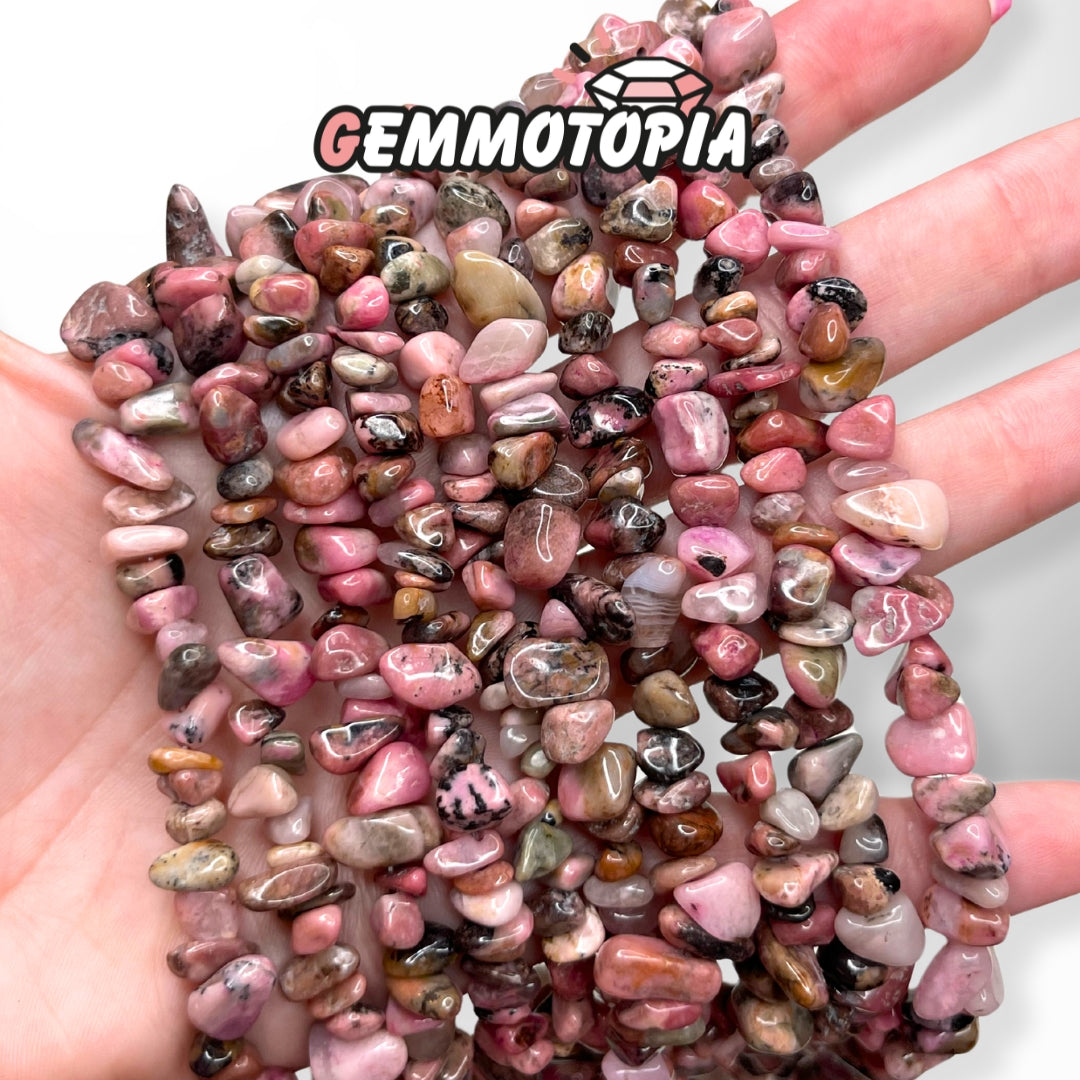 Perle Chips Rhodonite Australienne 40 CM