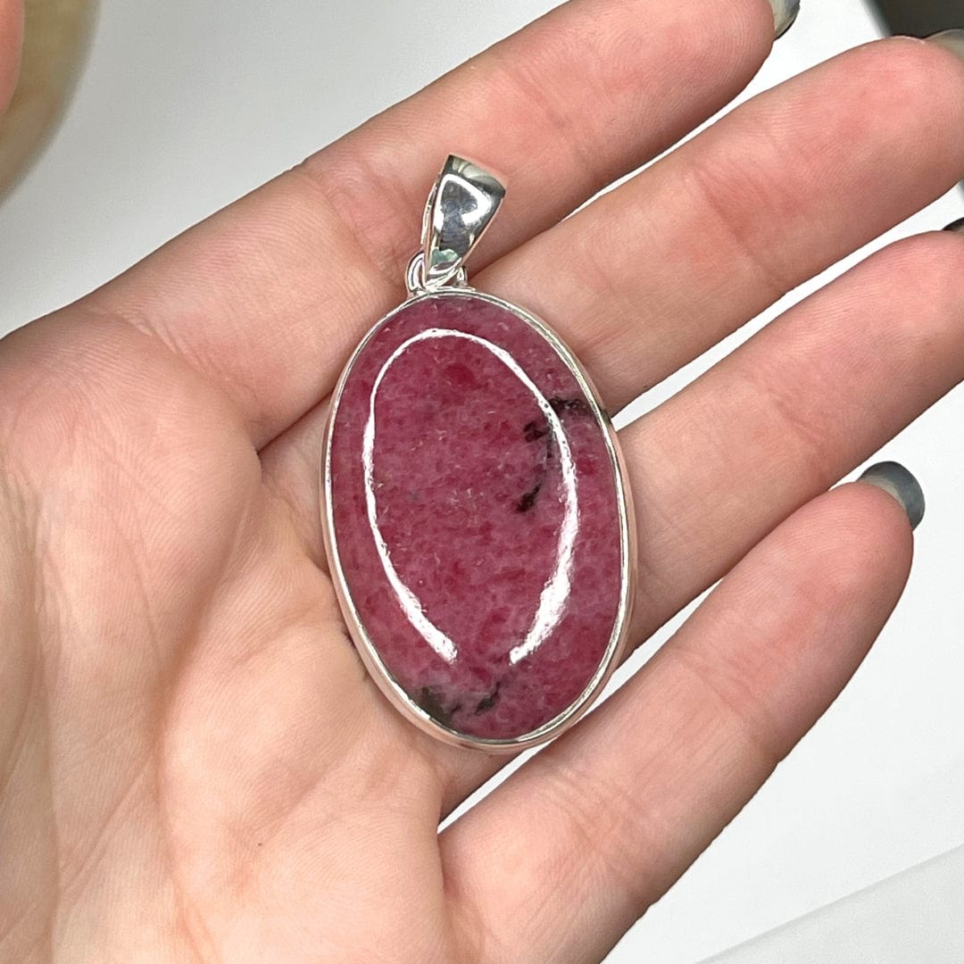 Pendentif Argent Rhodonite Australienne #15