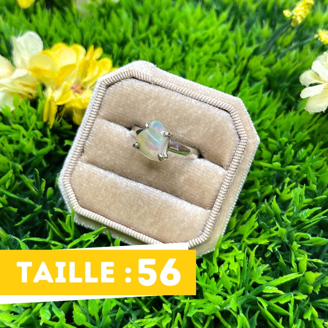 Bague Argent Opale d'Ethiopie #29