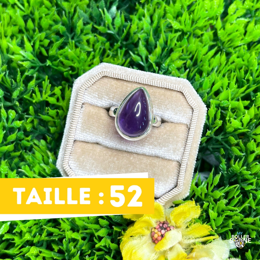 Bague Argent 925 Améthyste #94