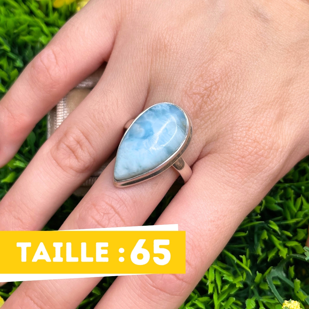 Bague Argent Larimar #53