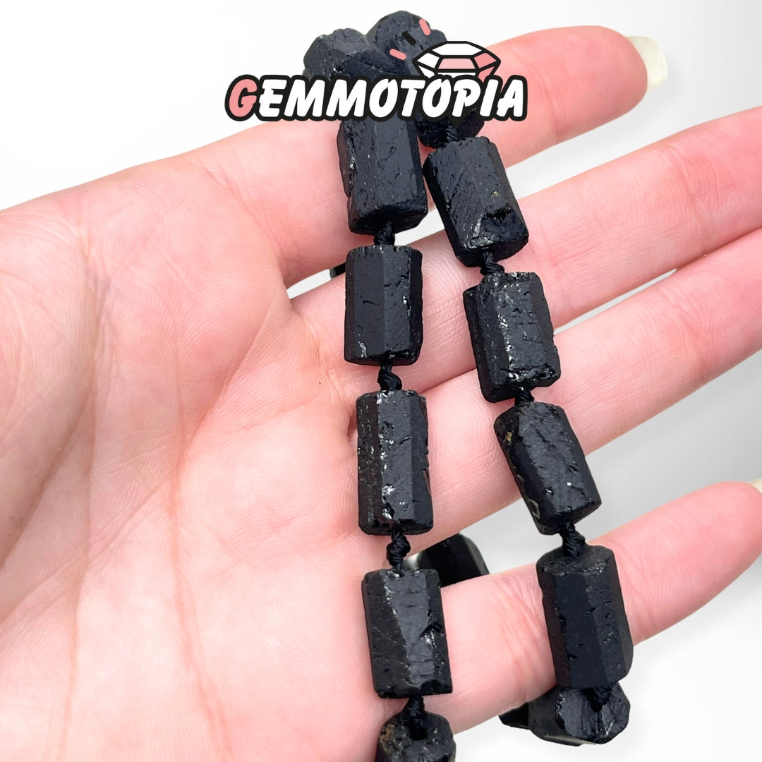 Perle Colonne Tourmaline Noire