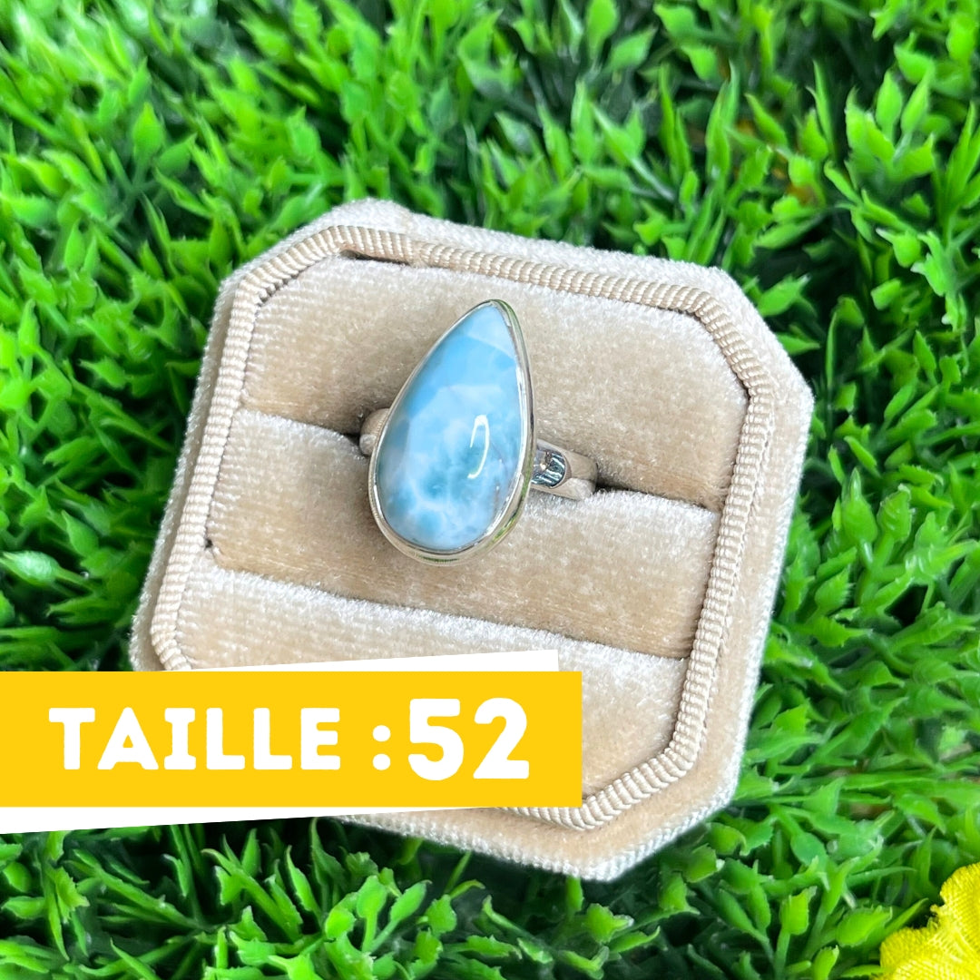 Bague Argent 925 Larimar #135