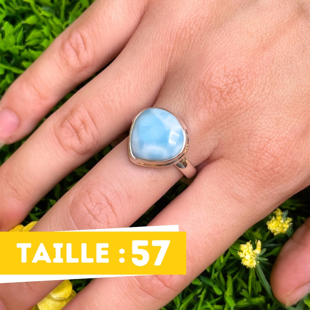 Bague Argent Larimar #89