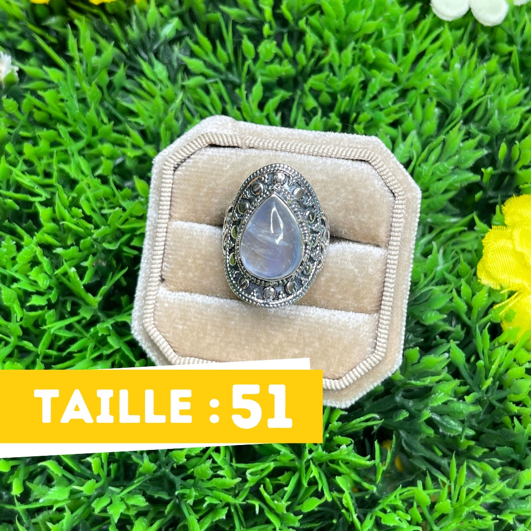 Bague Argent 925 Pierre de Lune #31