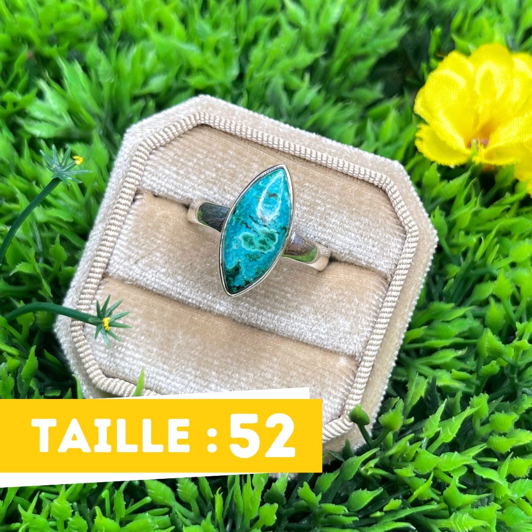 Bague Malachite Chrysocolle #5