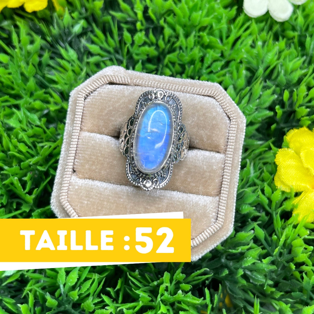 Bague Argent 925 Pierre de Lune #26