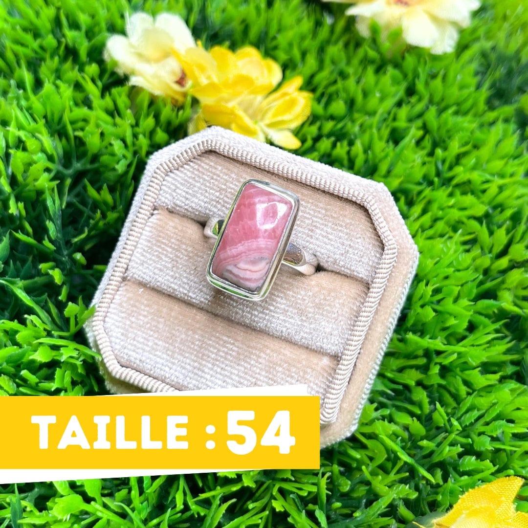 Bague Argent Rhodochrosite #28