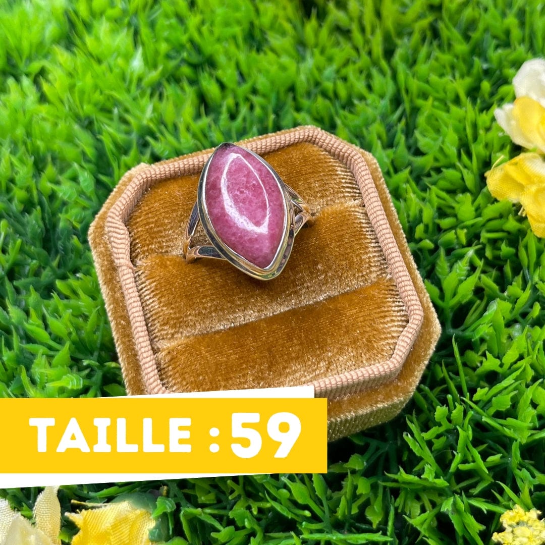 Bague Argent Rhodonite Australienne #26