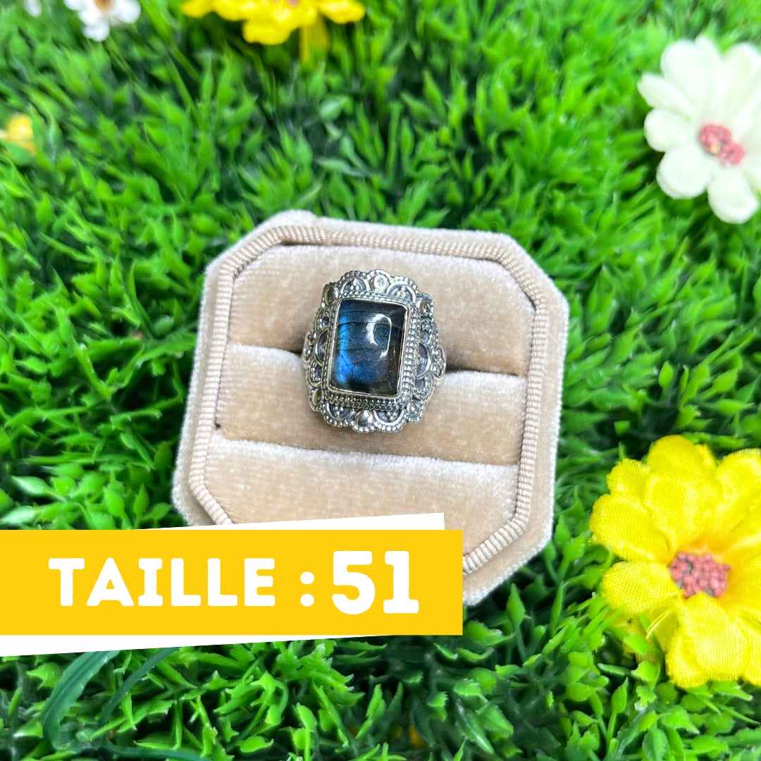 Bague Labradorite Bluefire Argent 925 #27