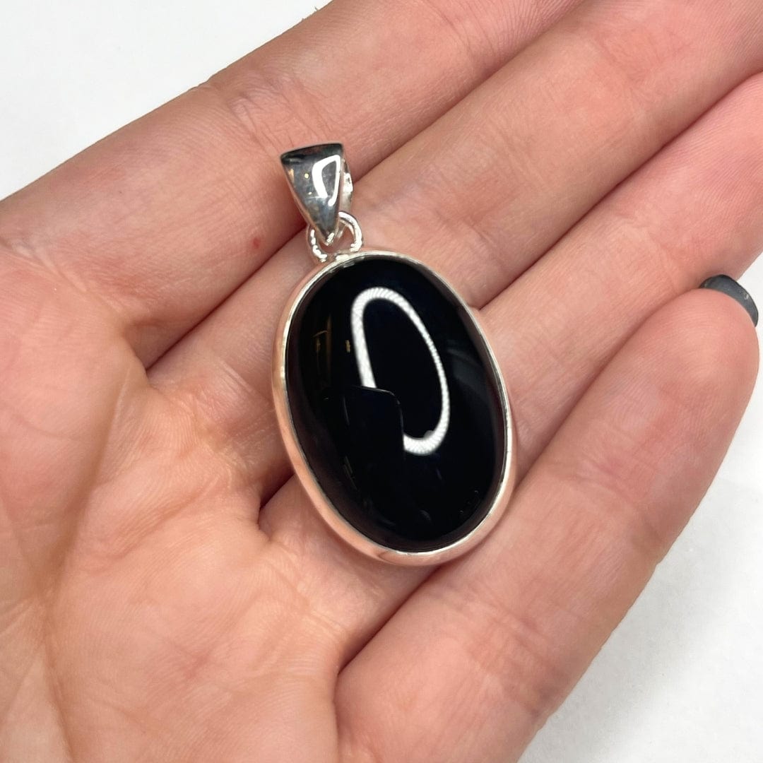 Pendentif Argent Onyx #5