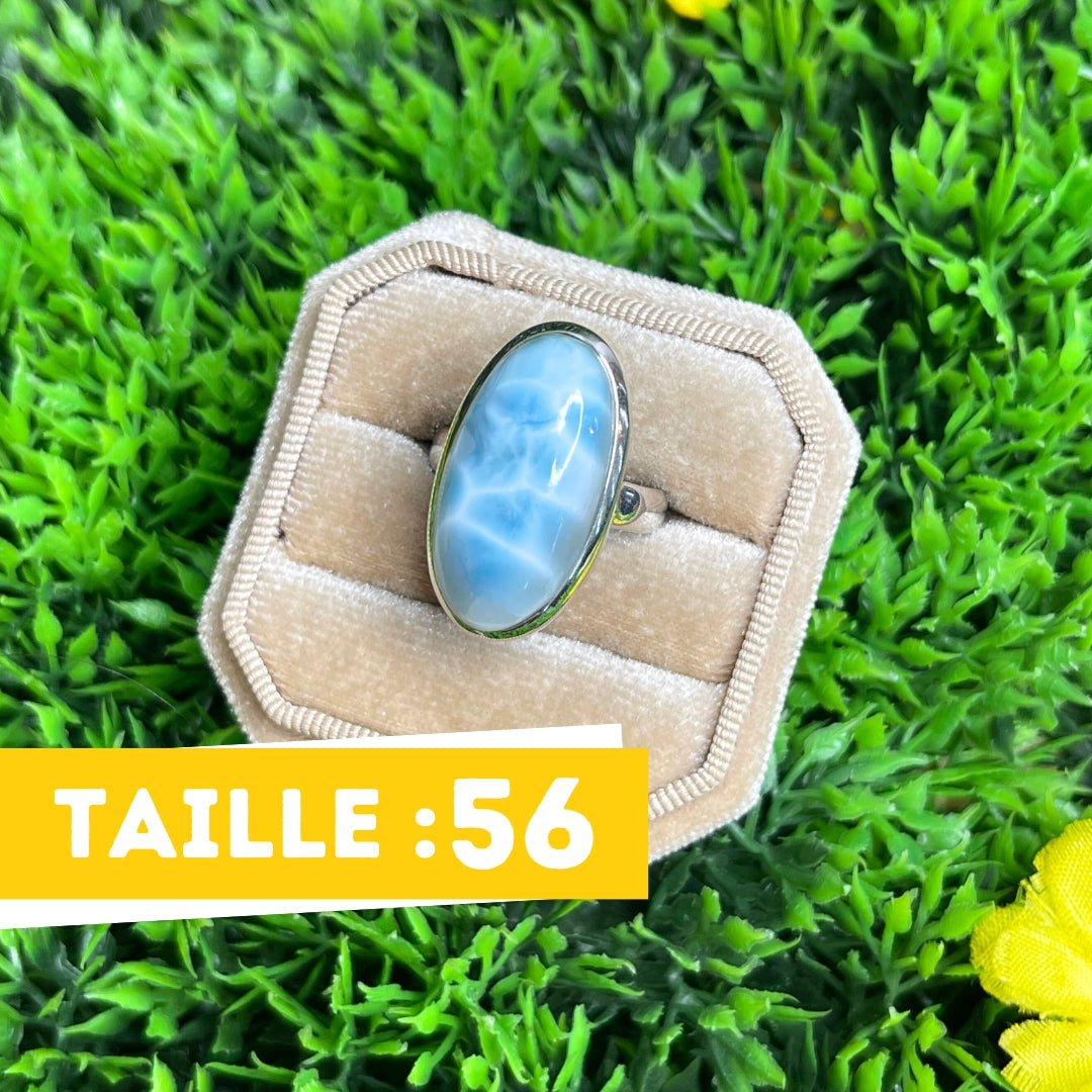 Bague Argent 925 Larimar #146