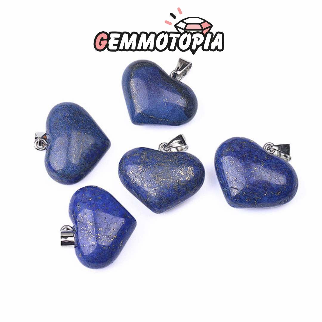 Pendentif Coeur Lapis Lazuli