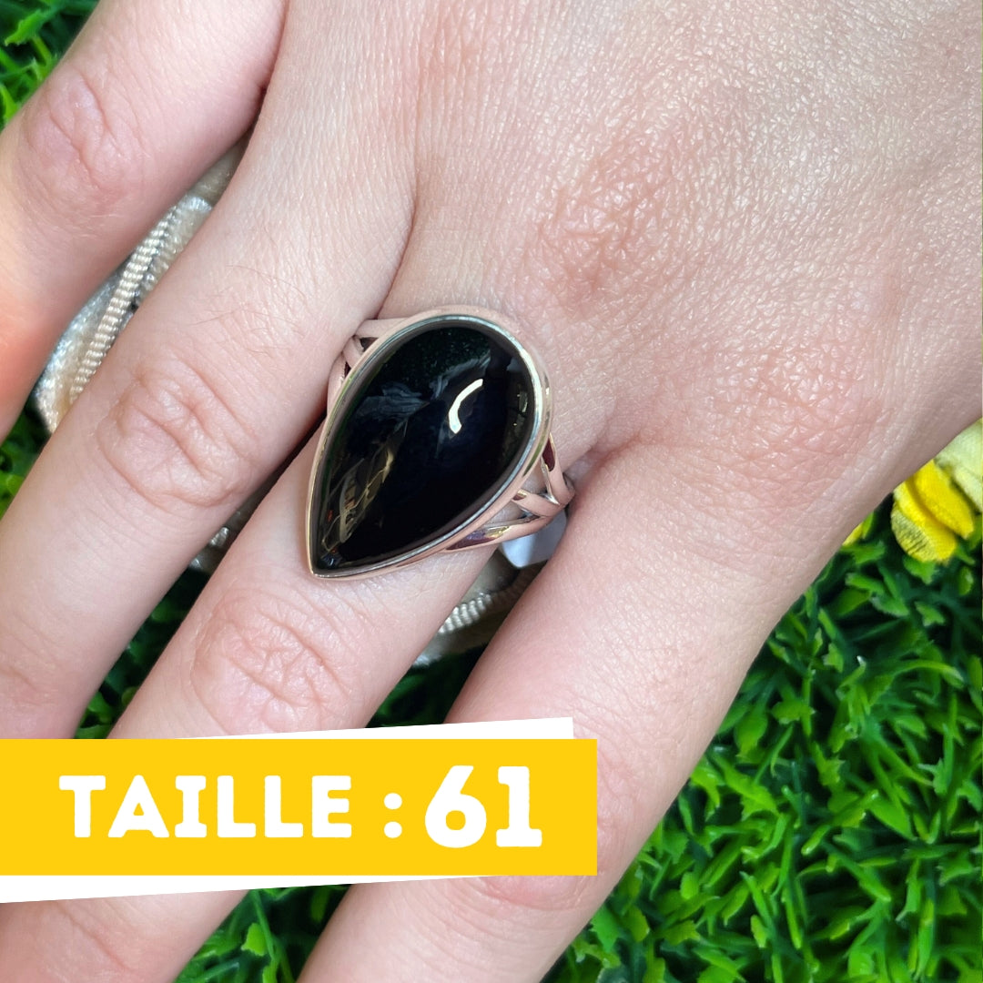 Bague Onyx Argent #16