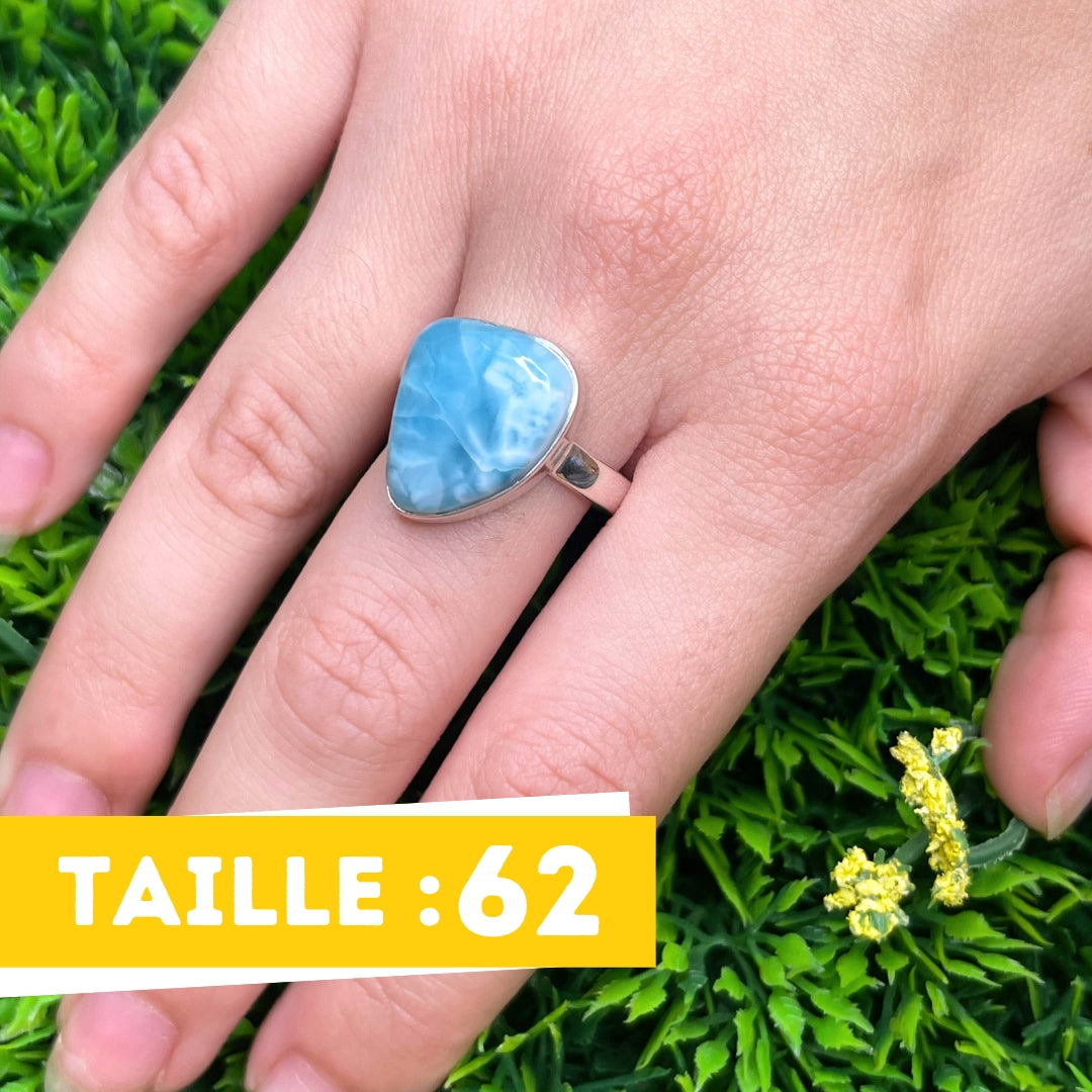 Bague Argent Larimar #102