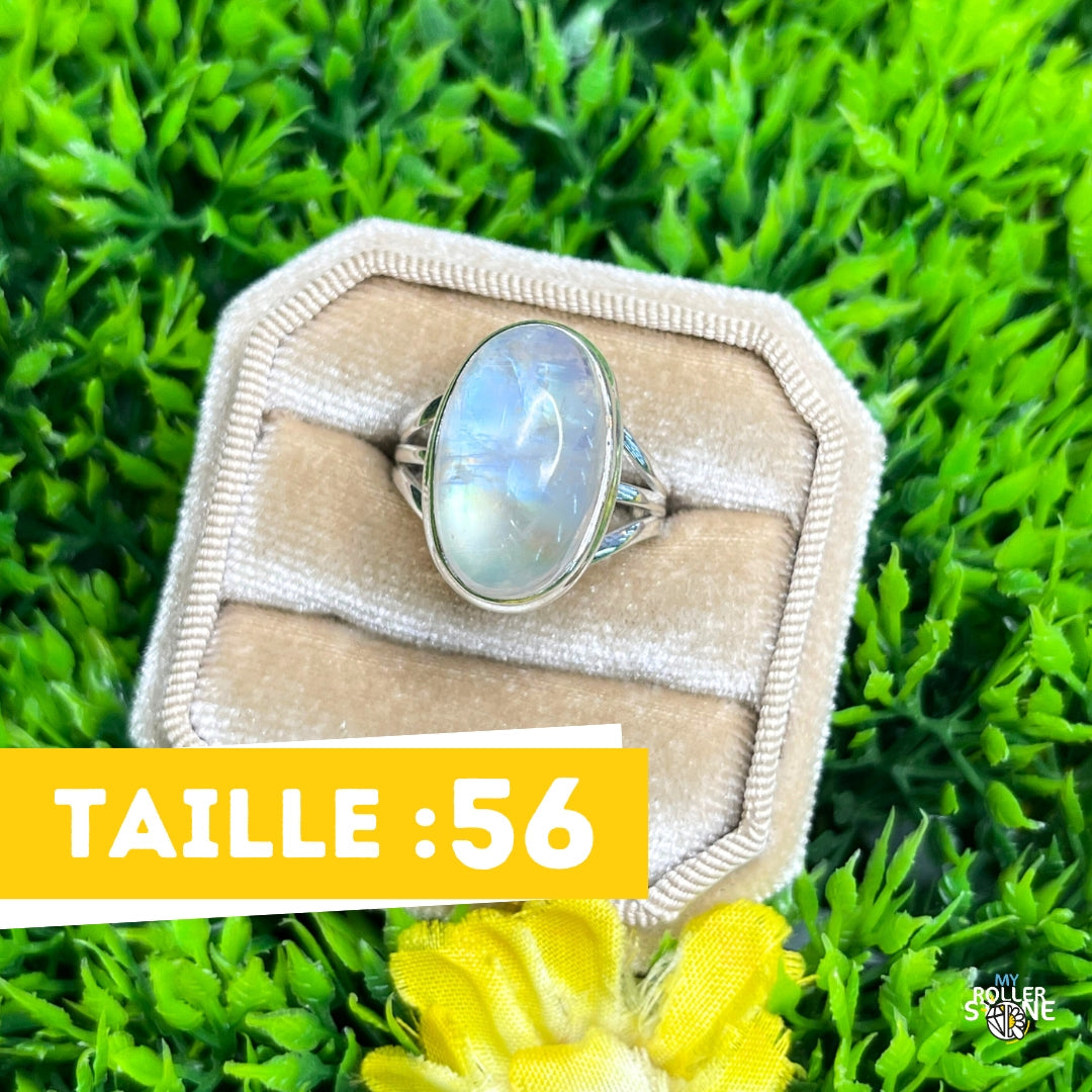 Bague Argent 925 Pierre de Lune #225