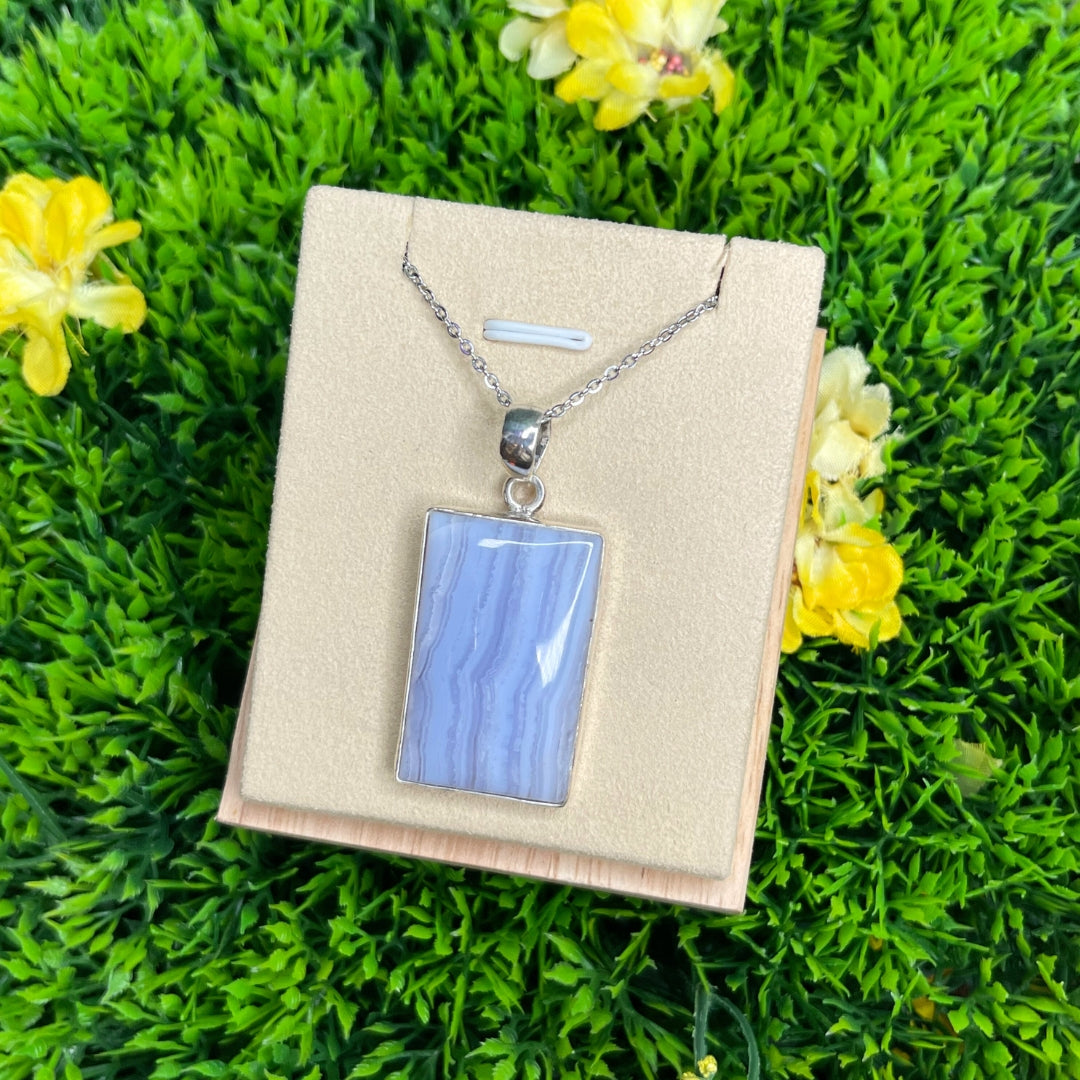 Pendentif Calcédoine #1