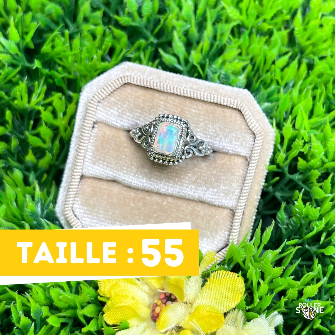 Bague Argent Opale d&#39;Ethiopie #368