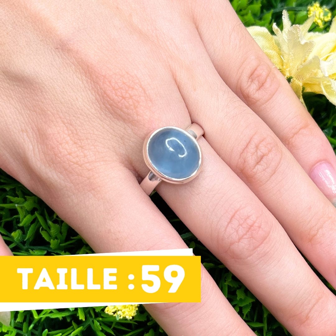 Bague Argent Aigue Marine #17