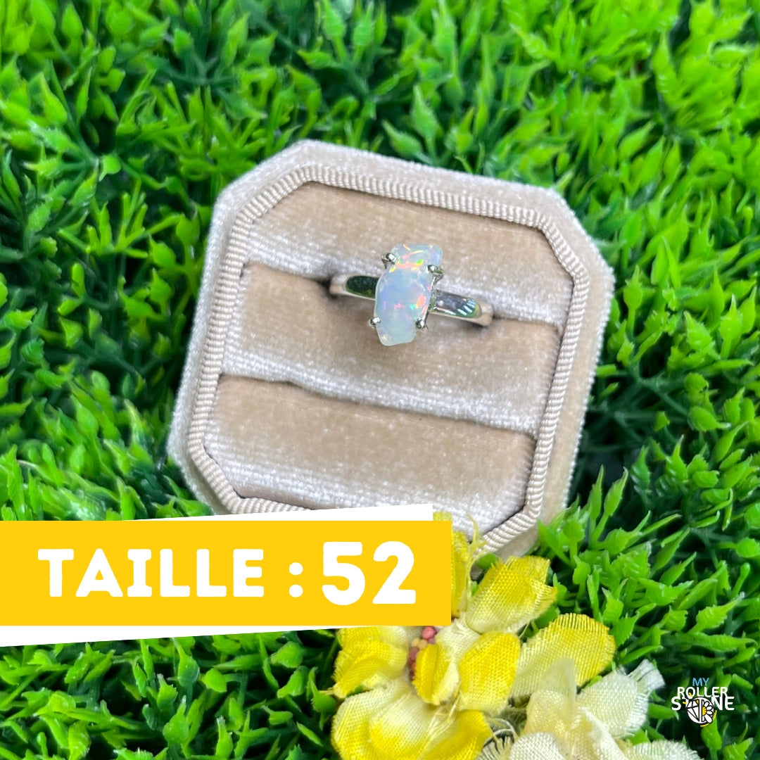 Bague Argent Opale d'Ethiopie #273