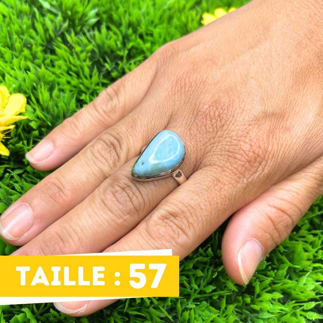 Bague Argent Larimar #19