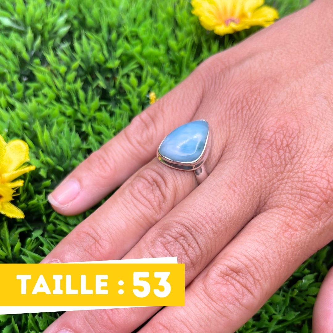 Bague Argent Larimar #3