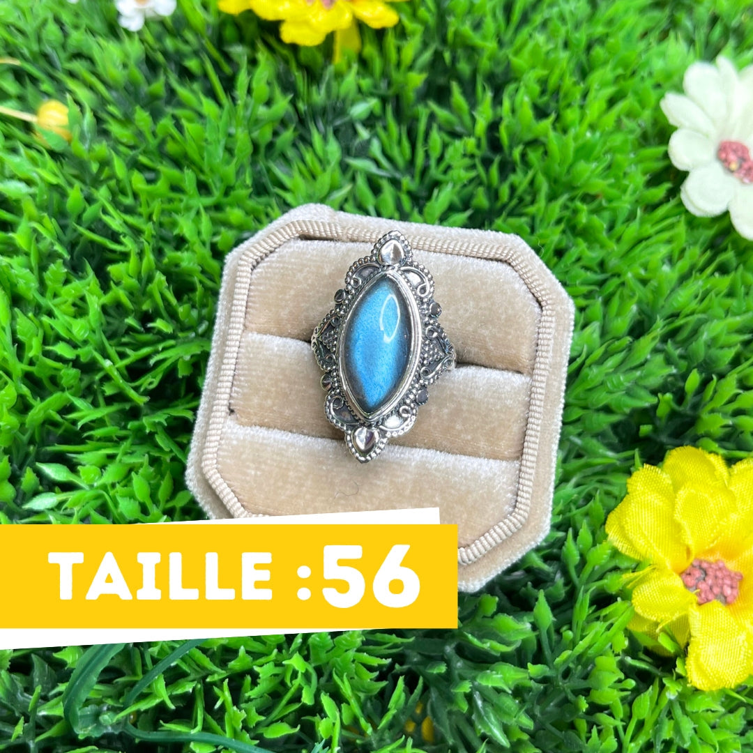 Bague Labradorite Bluefire Argent 925 #10