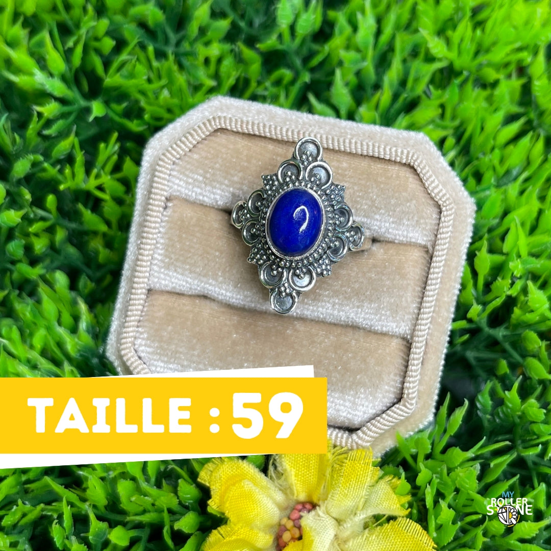 Bague Argent 925 Lapis Lazuli #226