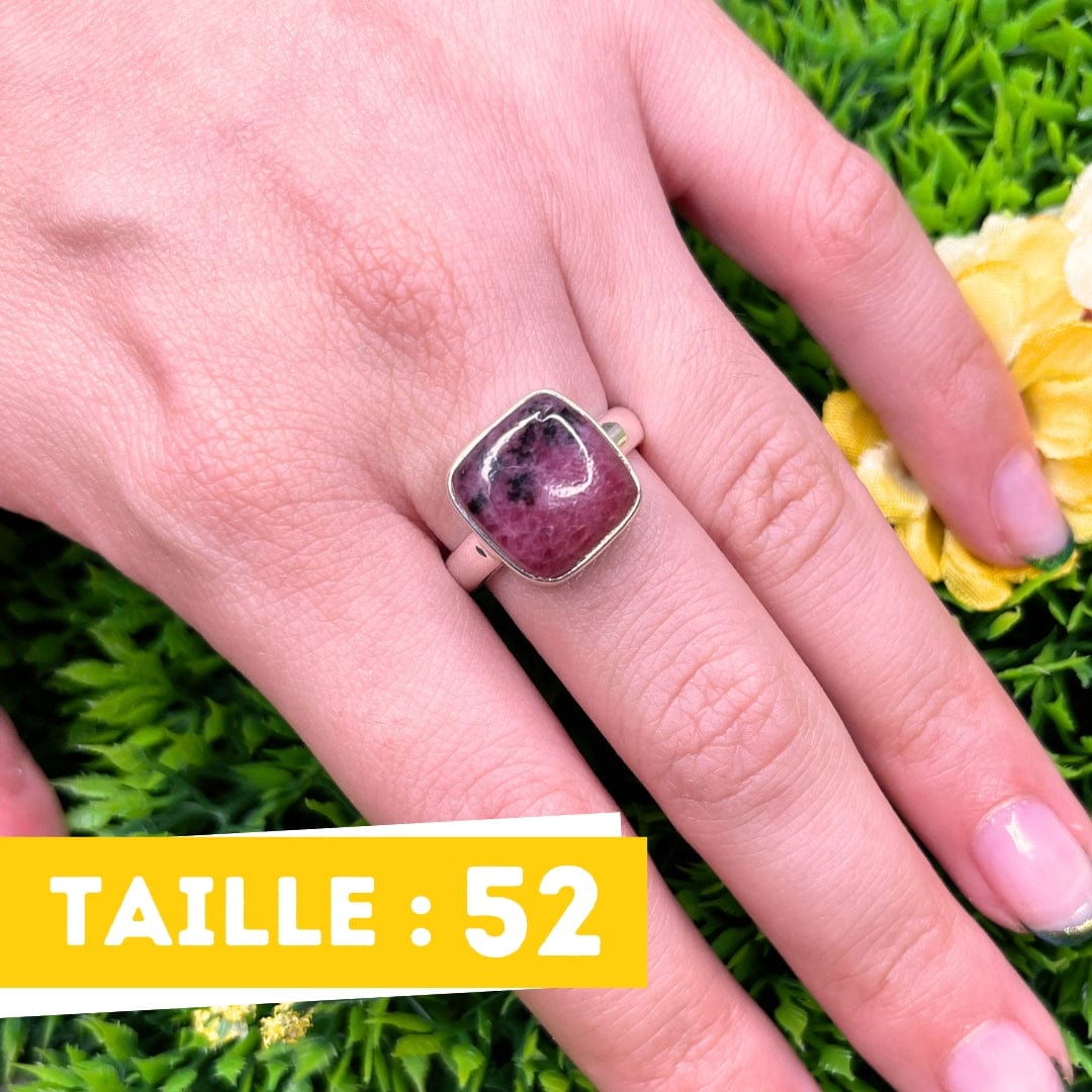 Bague Argent Rhodonite Australienne #2