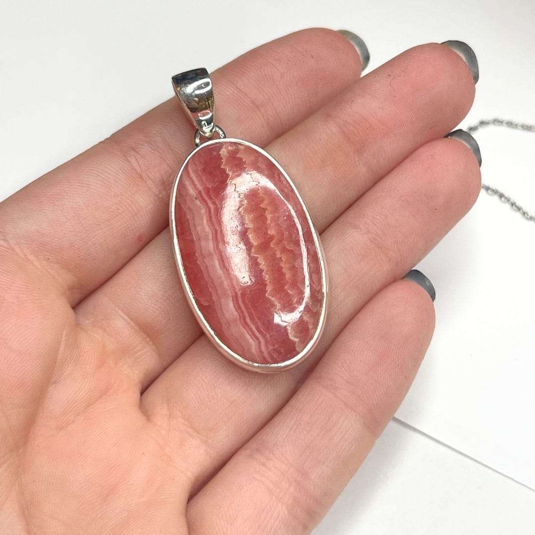 Pendentif Argent Rhodochrosite #5