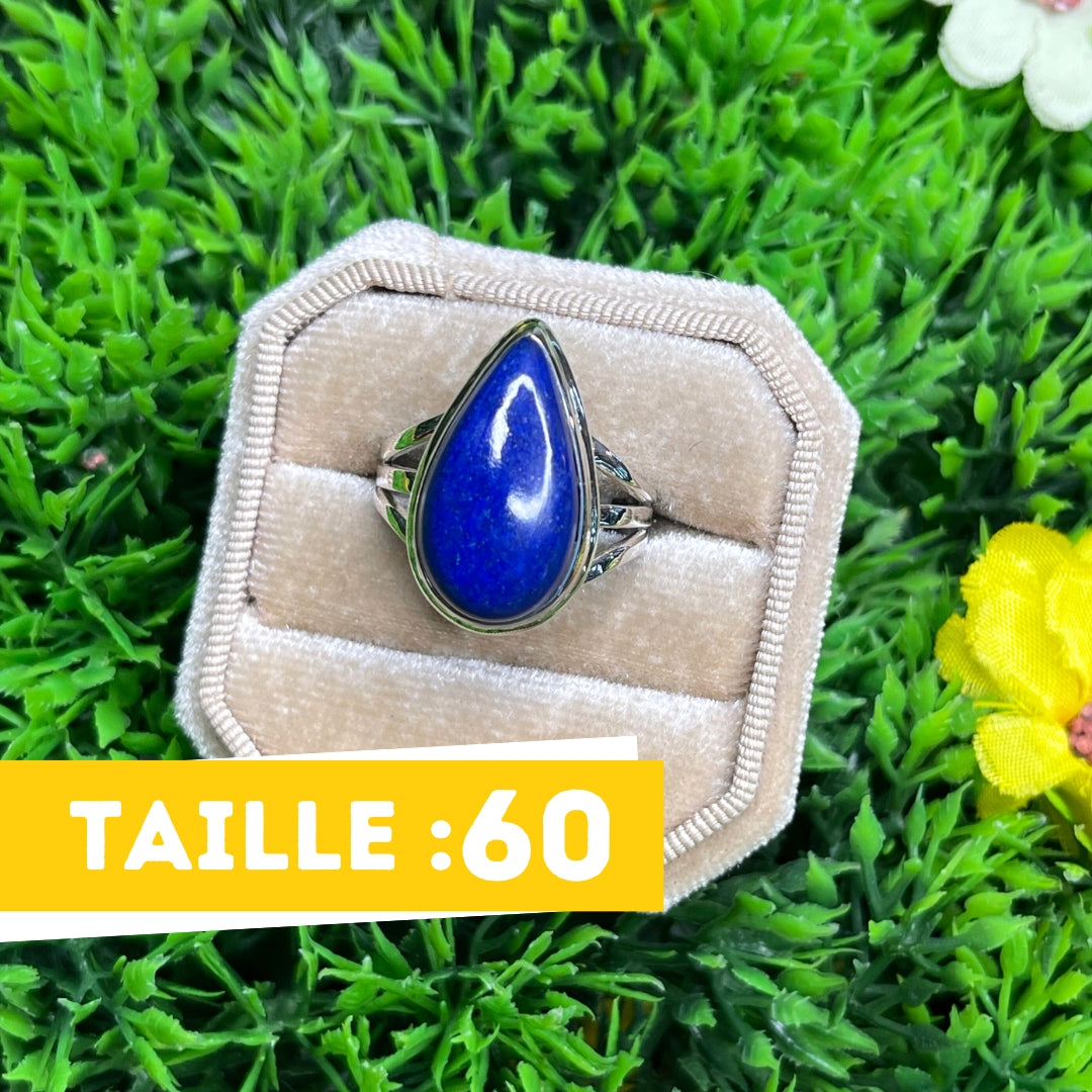 Bague Argent Lapis Lazuli #61