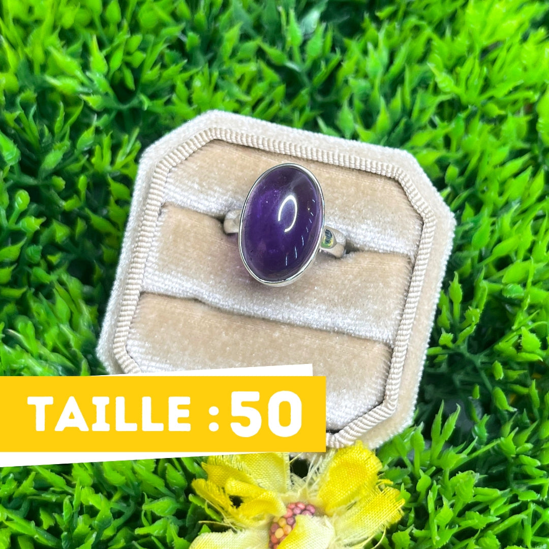 Bague Argent 925 Améthyste #79