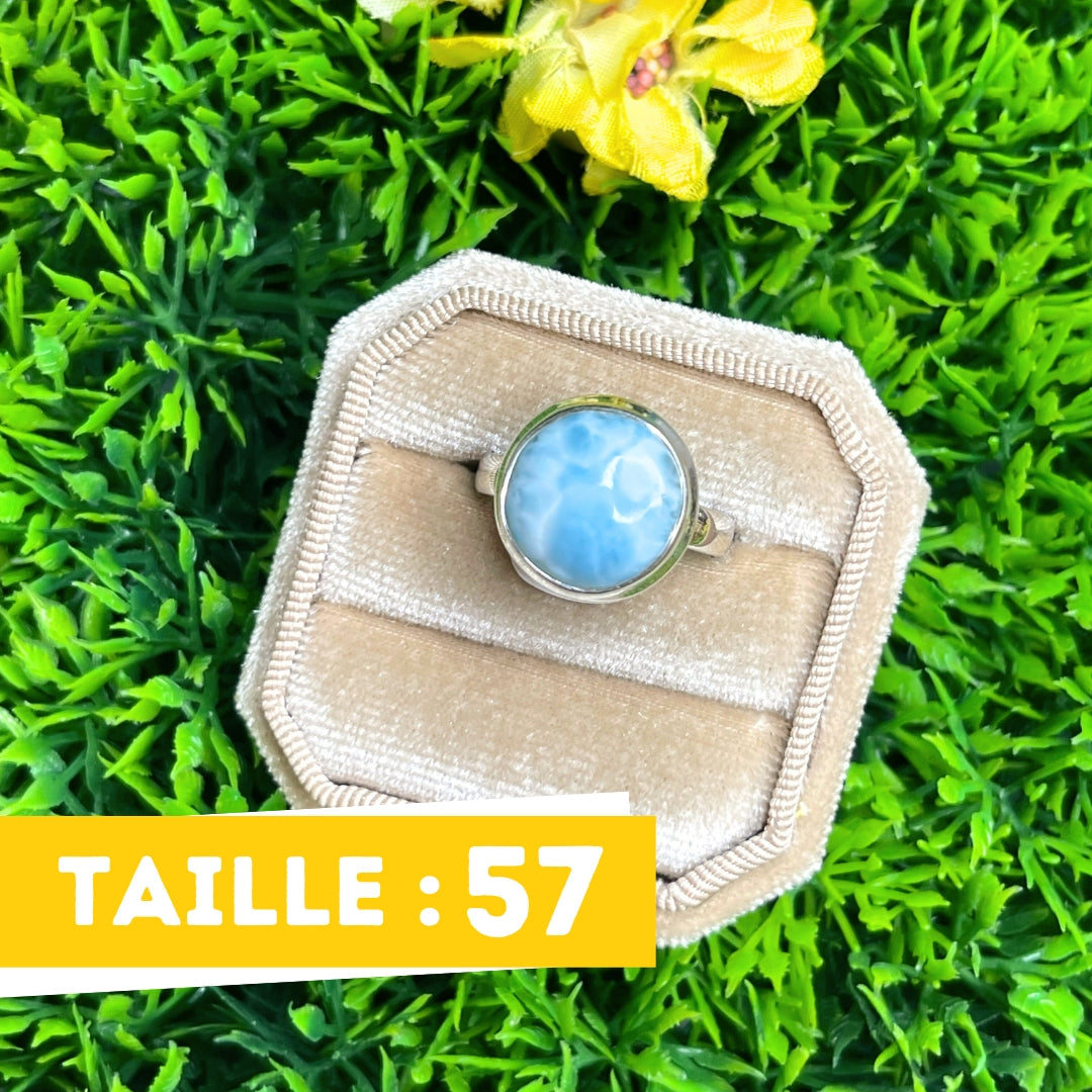 Bague Argent Larimar #95