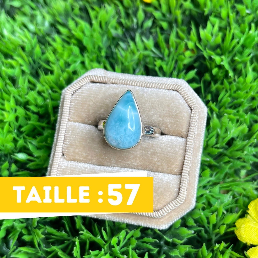 Bague Argent 925 Larimar #138