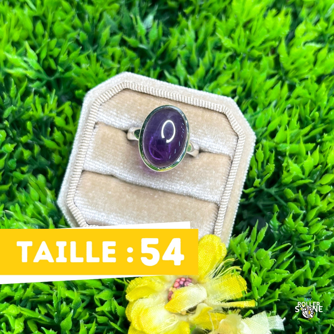 Bague Argent 925 Améthyste #118