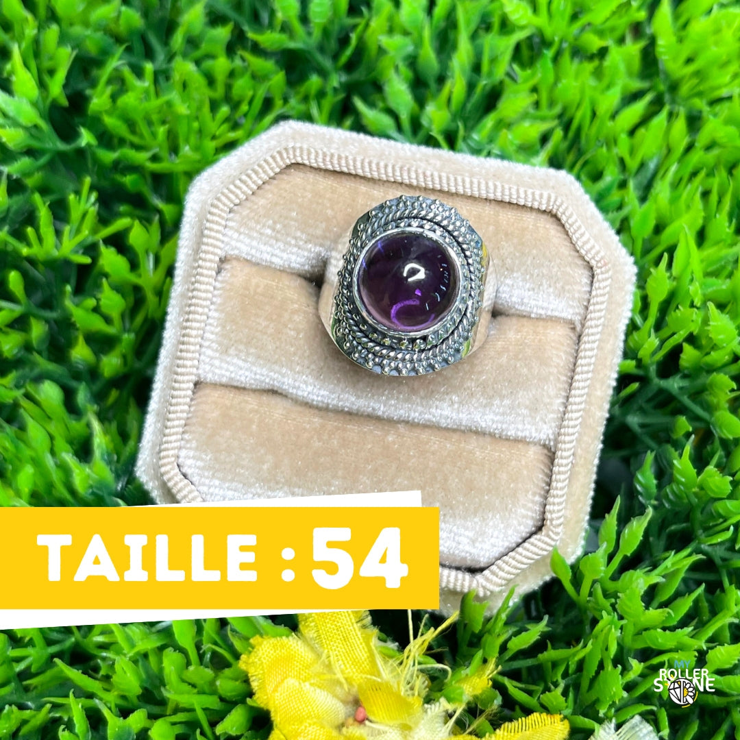 Bague Argent 925 Améthyste #188