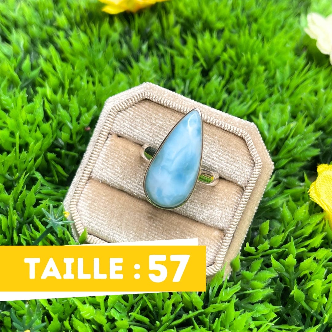 Bague Argent Larimar #34