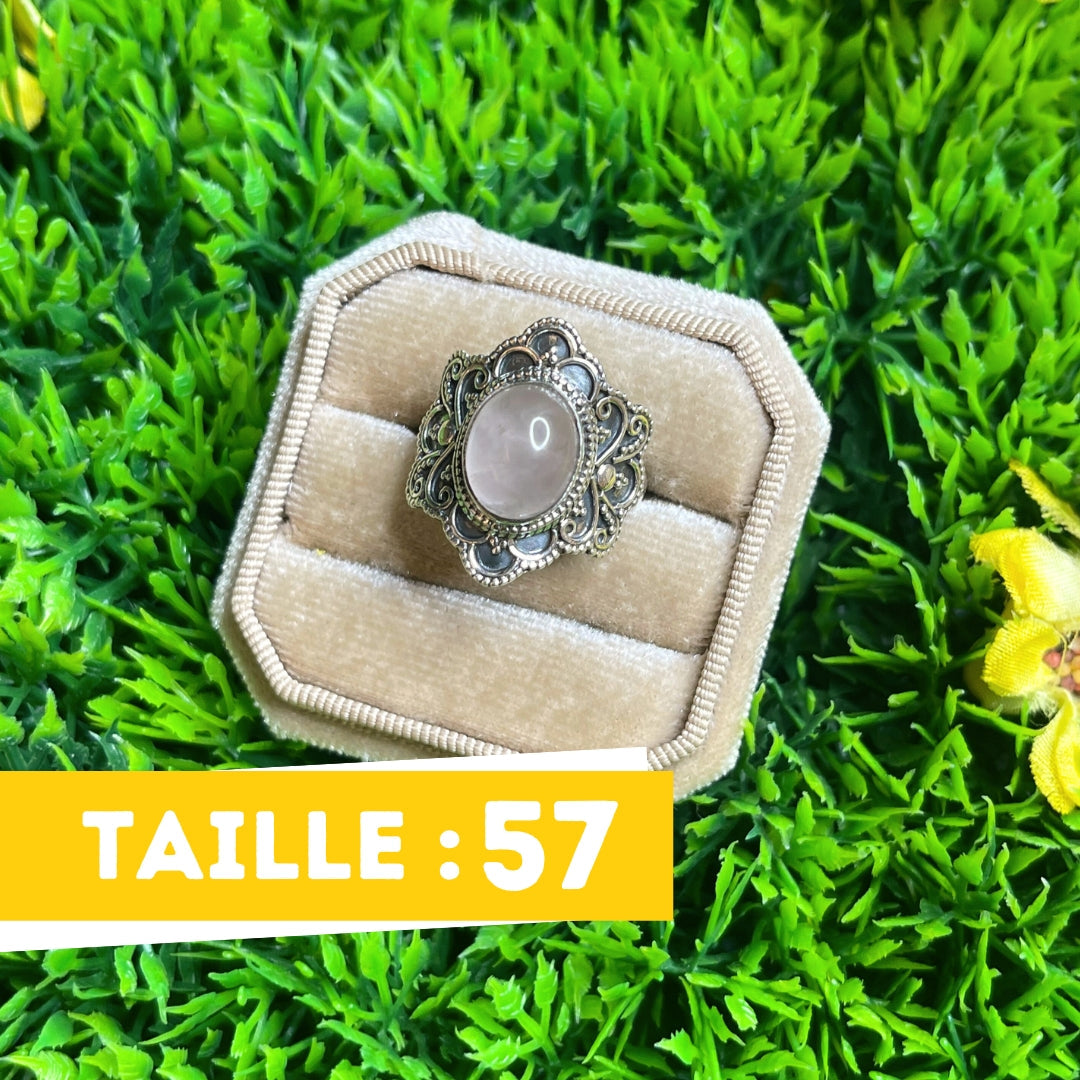 Bague Quartz Rose #9