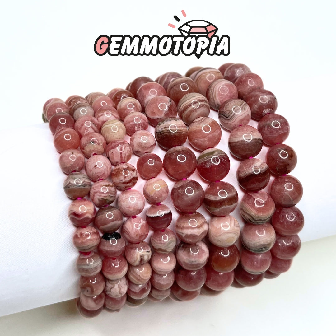 Bracelet Rhodochrosite 3A