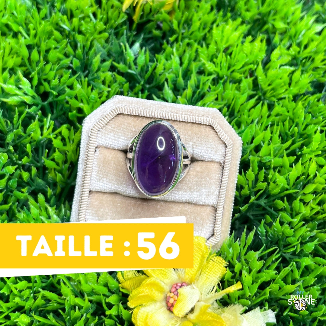 Bague Argent 925 Améthyste #112