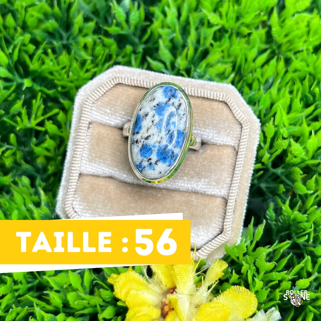 Bague Argent 925 Jaspe K2 #11