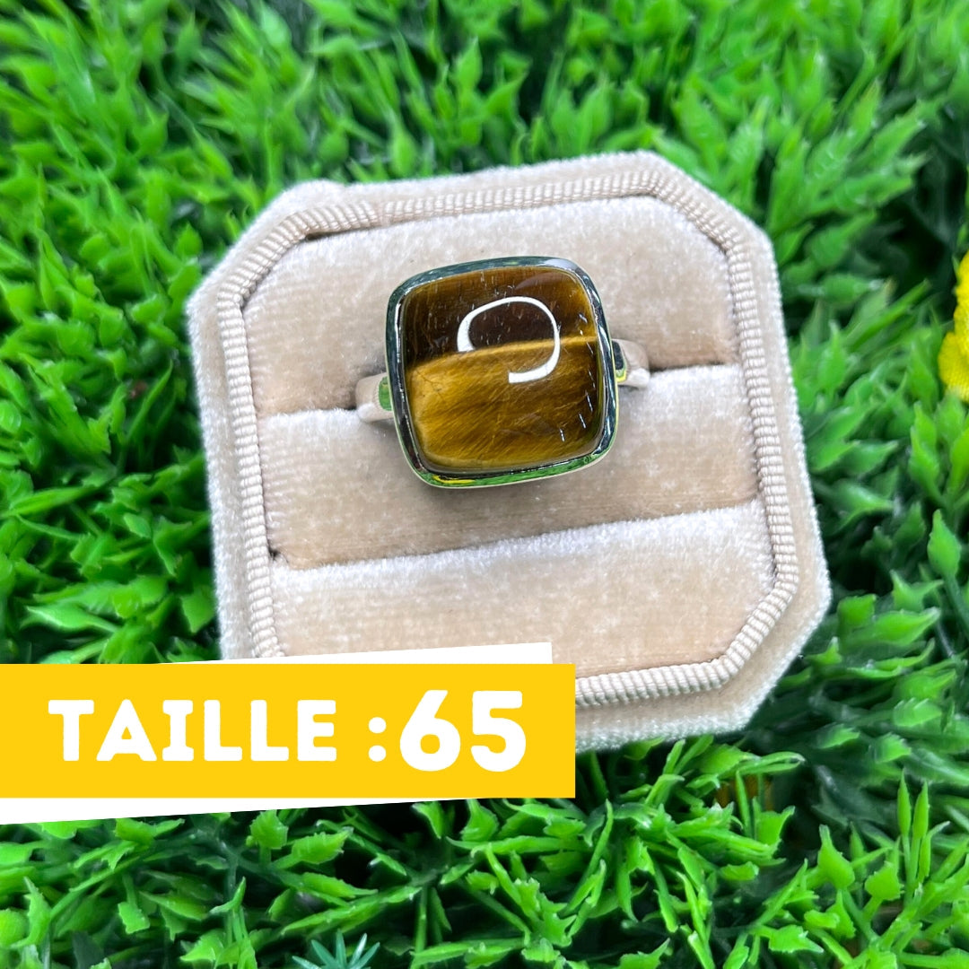 Bague Argent 925 Oeil de Tigre #31