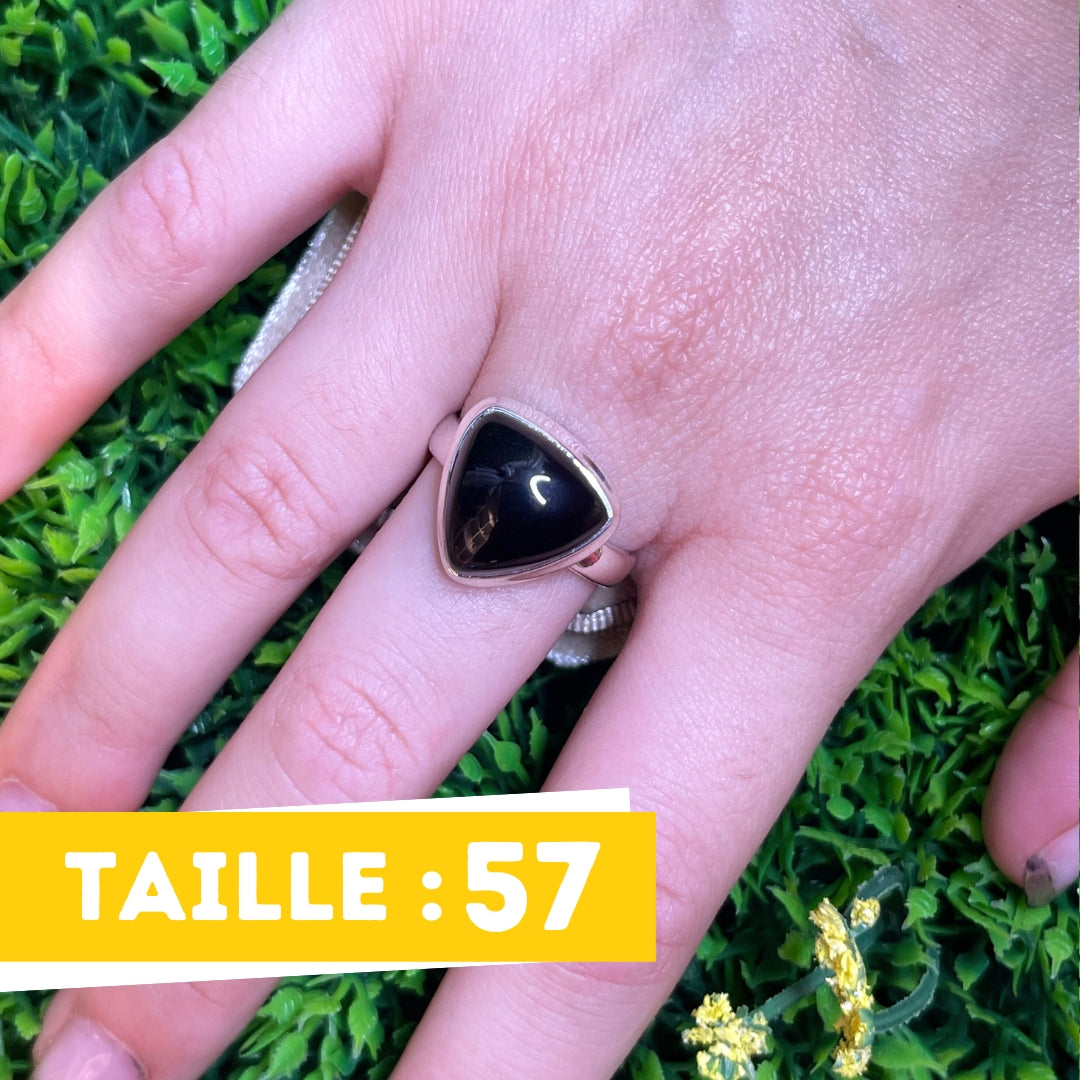 Bague Onyx Argent #4