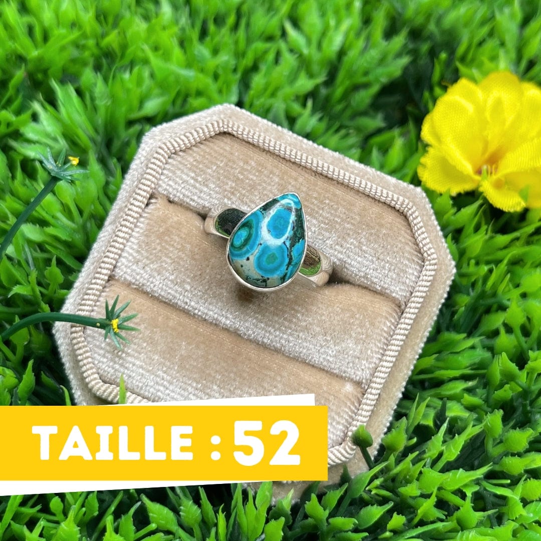 Bague Malachite Chrysocolle #4