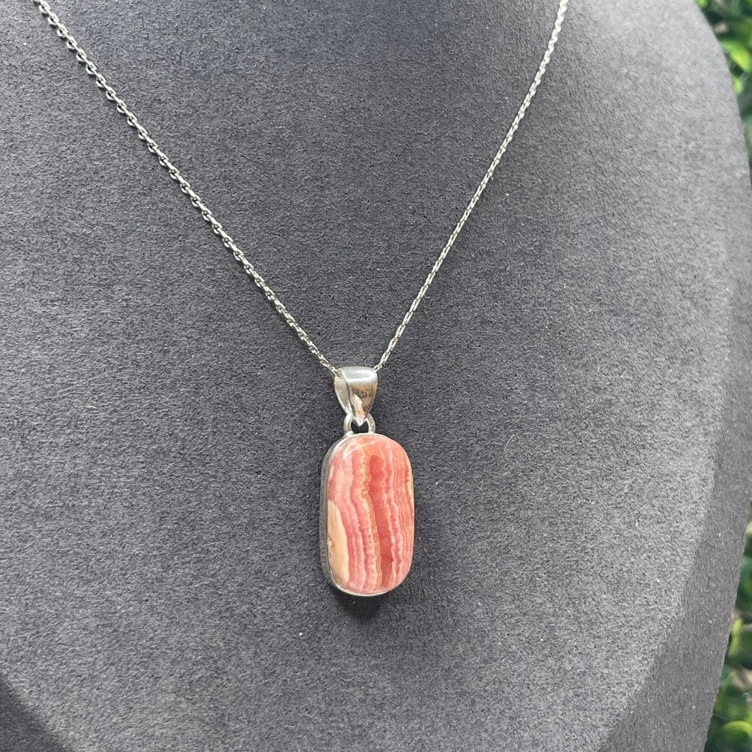 Pendentif Argent Rhodochrosite #11