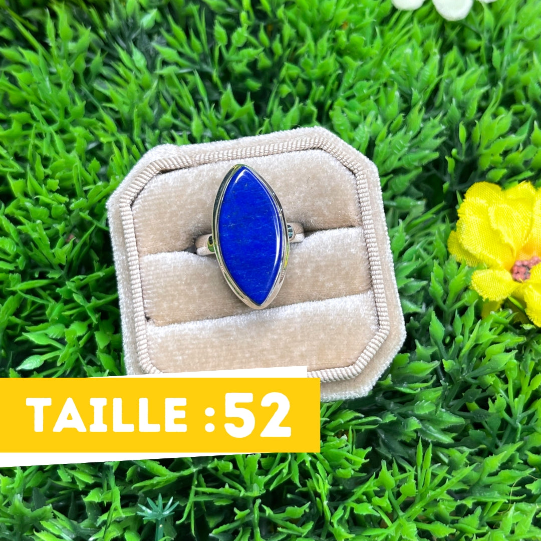 Bague Argent Lapis Lazuli #76