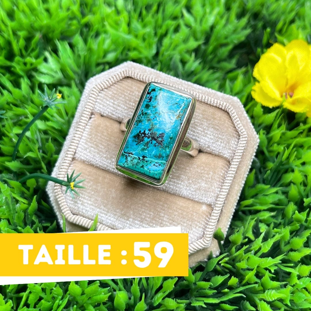 Bague Malachite Chrysocolle #23