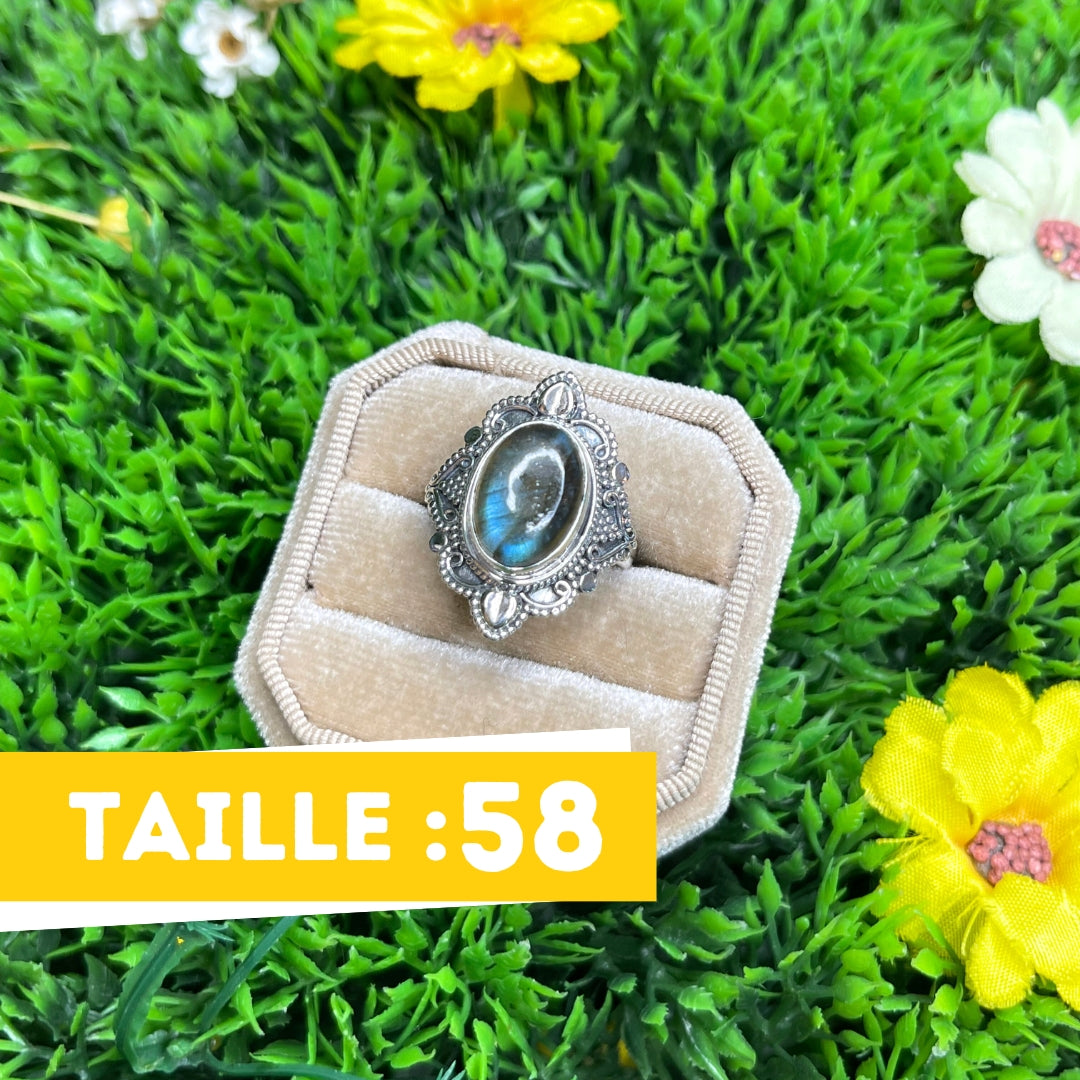 Bague Labradorite Bluefire Argent 925 #2